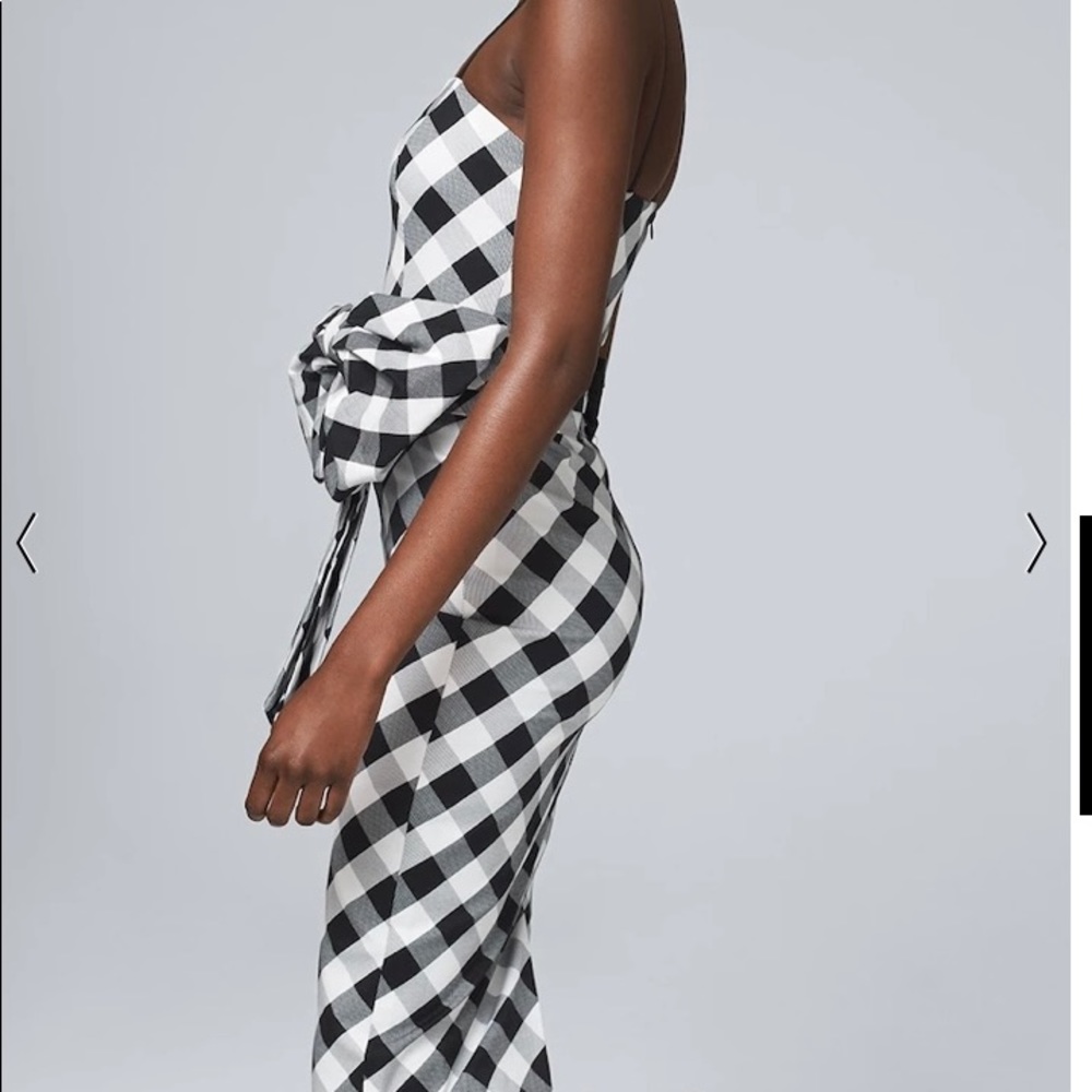 SALE‼️ GINGHAM SHEATH DRESS WITH REMOVABLE BELT - Picture 3 of 3